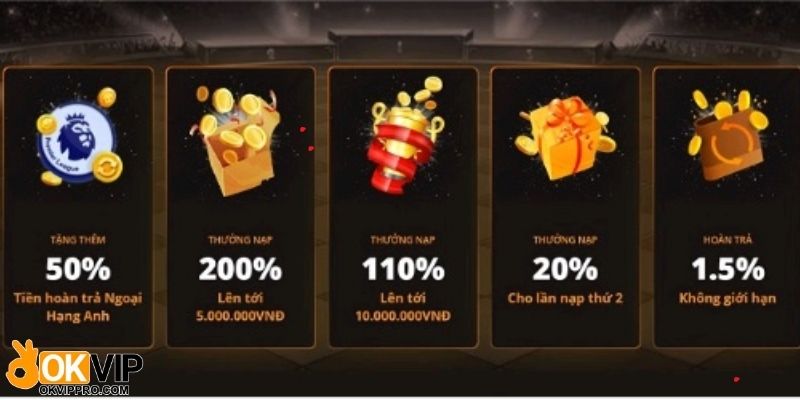 Một số các chương trình ưu đãi thưởng chào mừng tại các casino